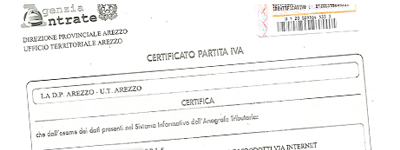 Esempio Certificato Attribuzione Partita Iva