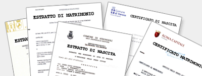 Esempio Certificato Stato Civile